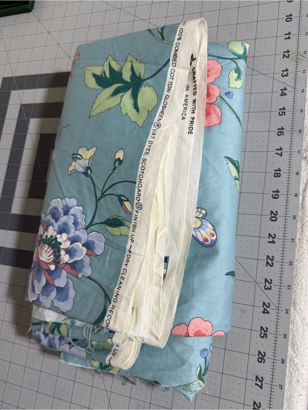 Waverly enchanted garden fabric over 14 yards